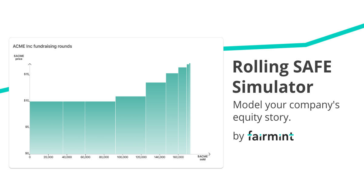 Simulate your equity story with a rolling SAFE